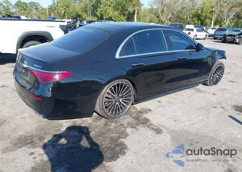 2022 Mercedes-Benz S 500 4Matic из США, поврежденный, VIN W1K6G6DB7NA159500